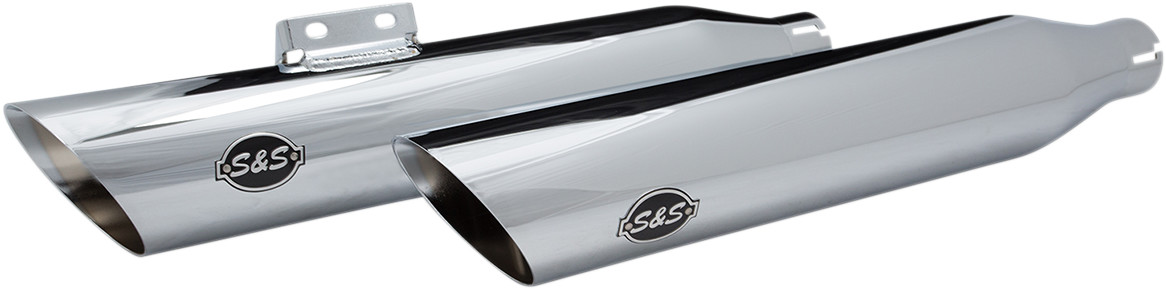 S&S CYCLE Slash Cut Race Slip-On Mufflers