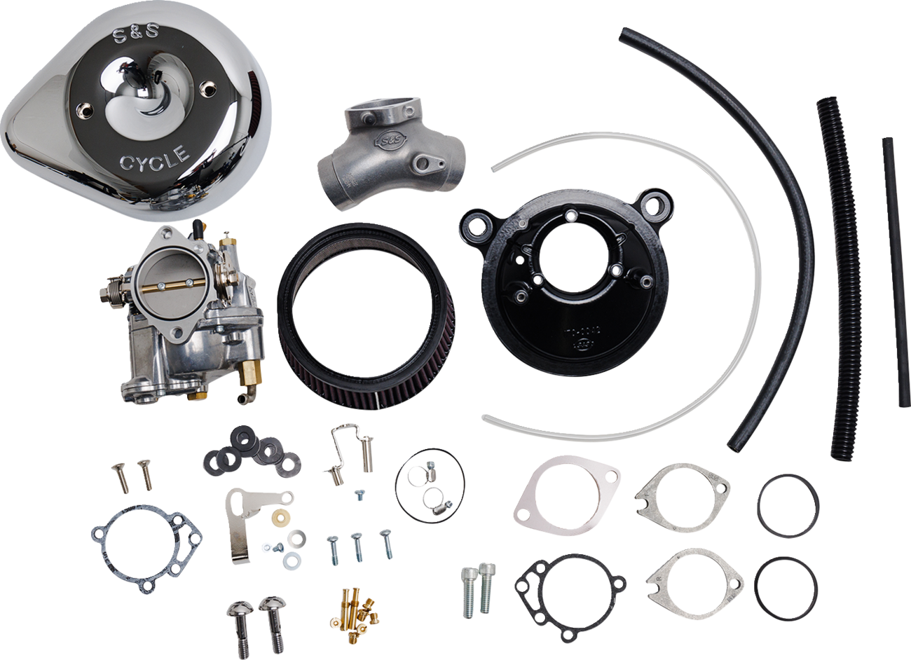 S&S CYCLE Super E Carburetor with Stealth Air Cleaner Kit