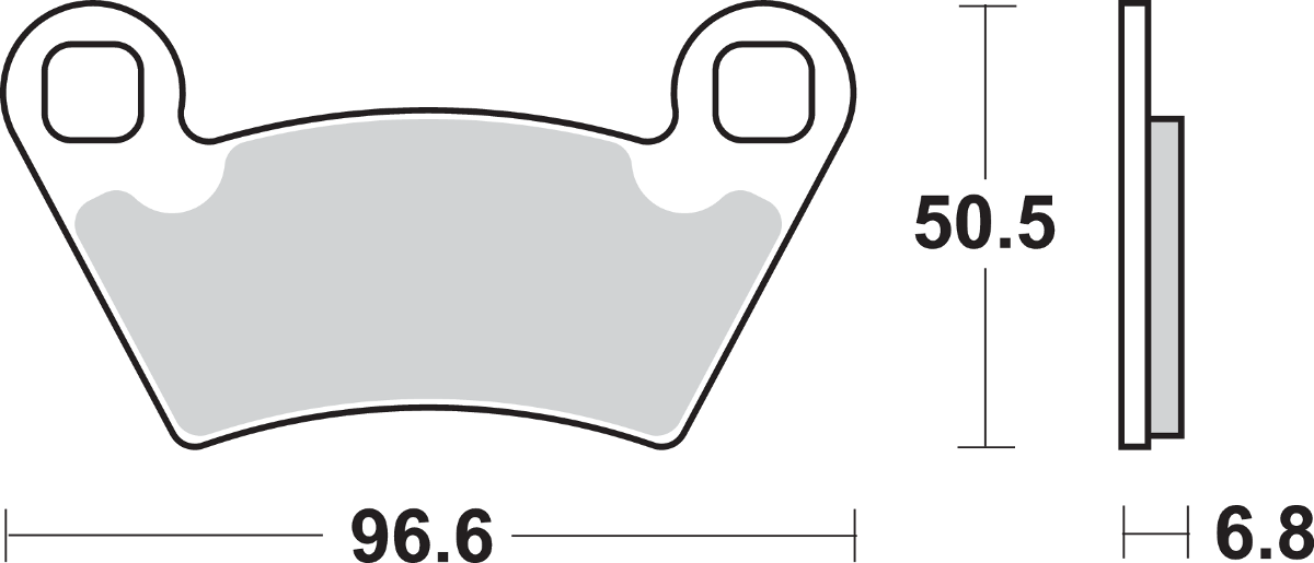 SBS SI Offroad Sintered Brake Pads