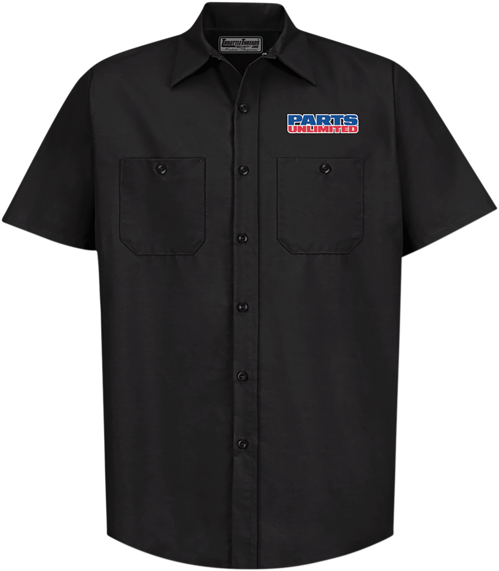 THROTTLE THREADS Parts Unlimited Shop Shirt