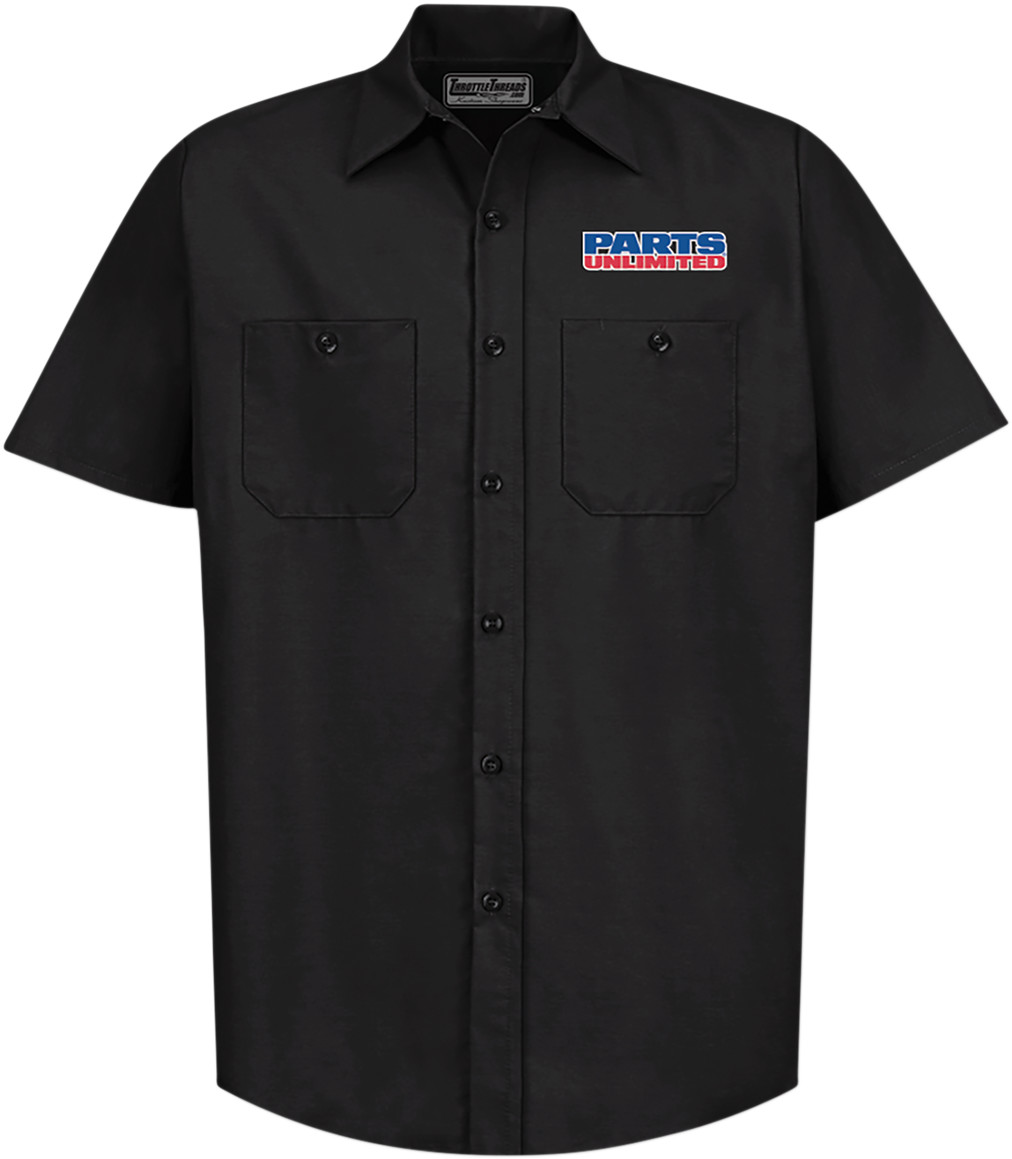 THROTTLE THREADS Parts Unlimited Shop Shirt
