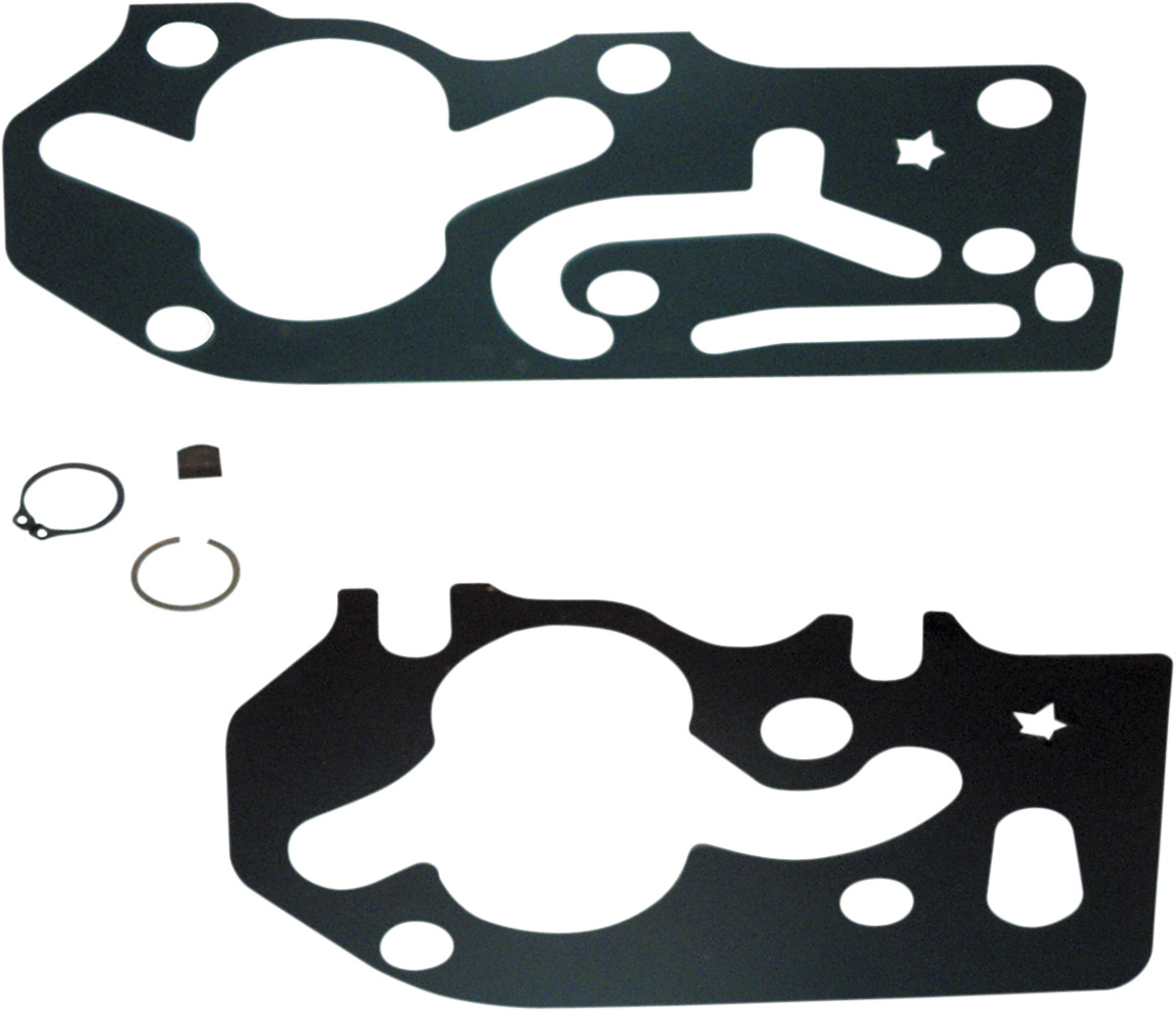 S&S CYCLE Replacement High Volume/High Pressure Polished Billet Oil Pump Gasket Kit
