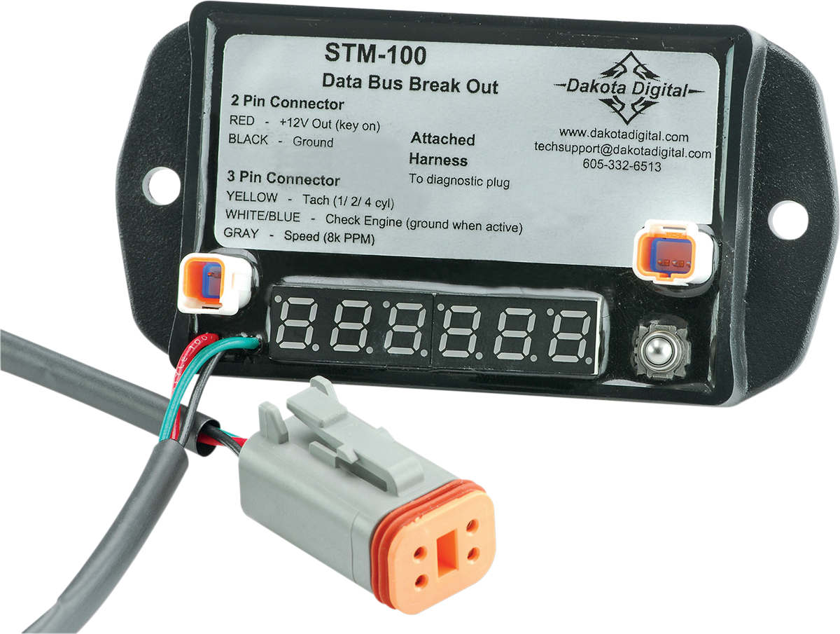 Dakota Digital Aftermarket Speedometer / Tachometer Interface For Harley J1850 Motorcycles