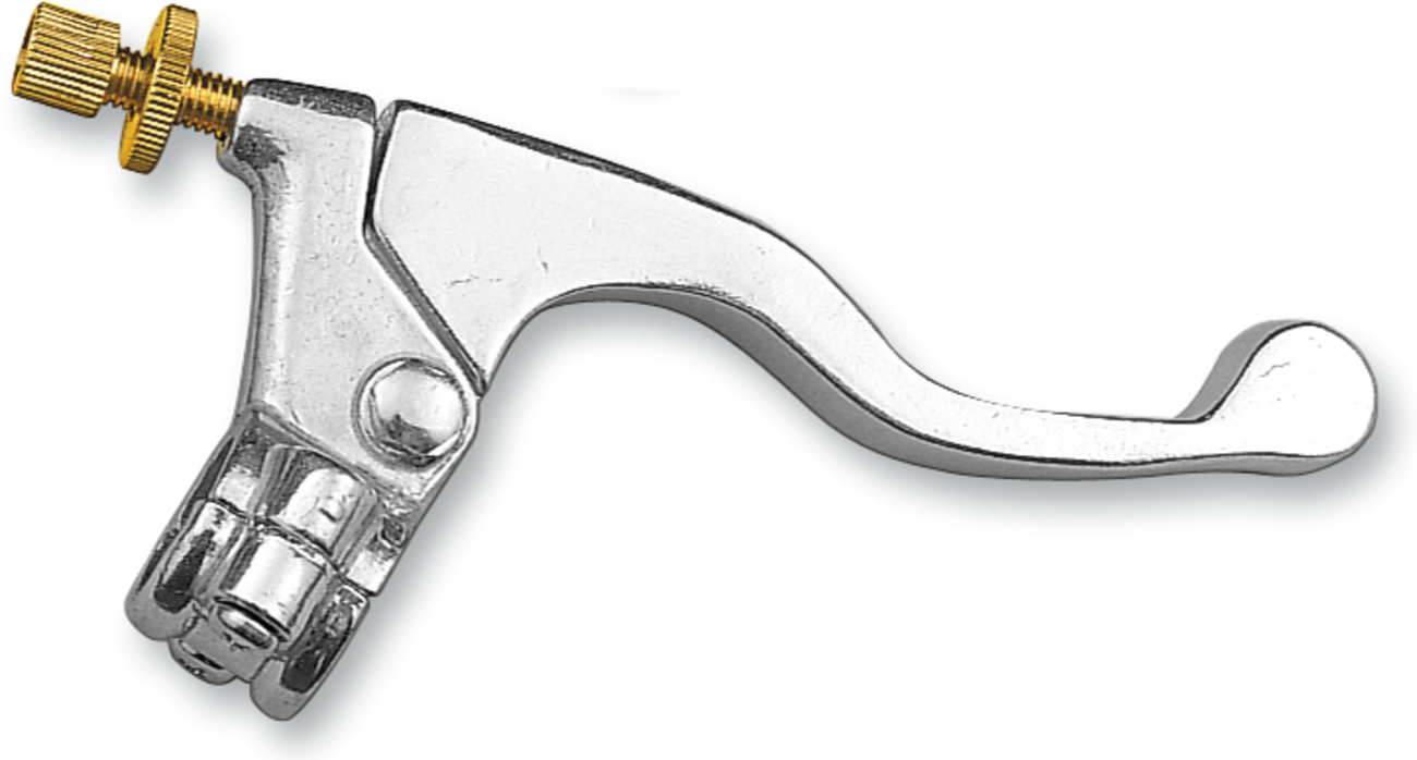 Parts unlimited Shorty Style Power Lever Assembly - Right Hand - Honda - Silver