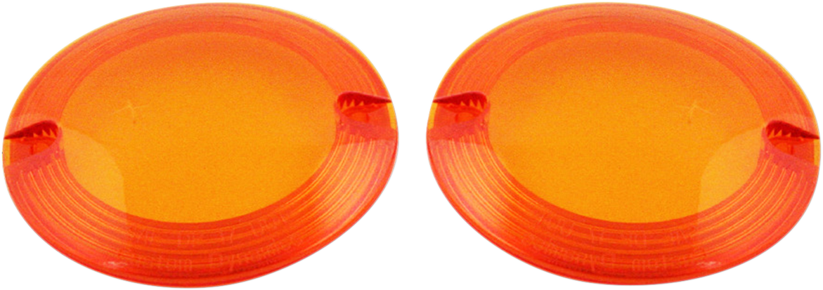 Custom Dynamics Probeam Pair Amber Turn Signal Flat Lens for Harley Davivdson