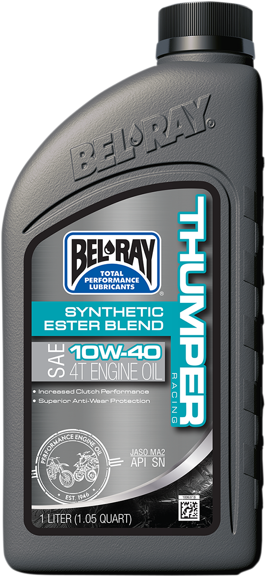 BEL-RAY Thumper® Racing Synthetic Ester Blend 4T Engine Oil