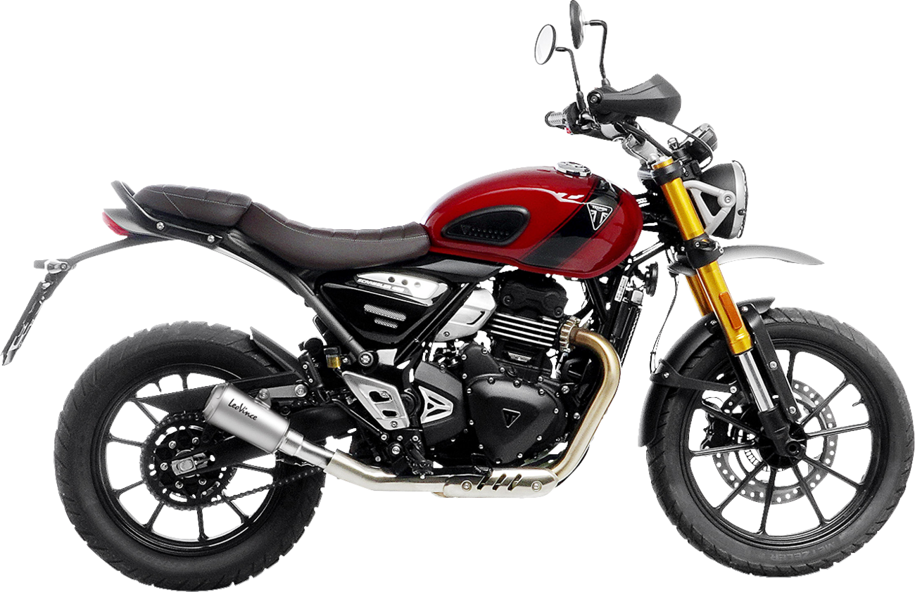 LeoVince LV-10 Slip-On Exhaust Triumph Speed 400 / Scrambler 400 X 2024