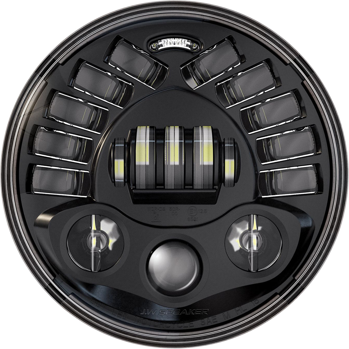 Custom Dynamics ProBEAM 7" Adaptive LED Headlight For Harley 2014-2025