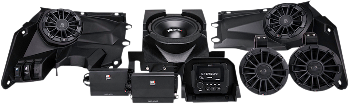 MB Quart Stage 5 Amplified Audio Package Can-Am Maverick X3