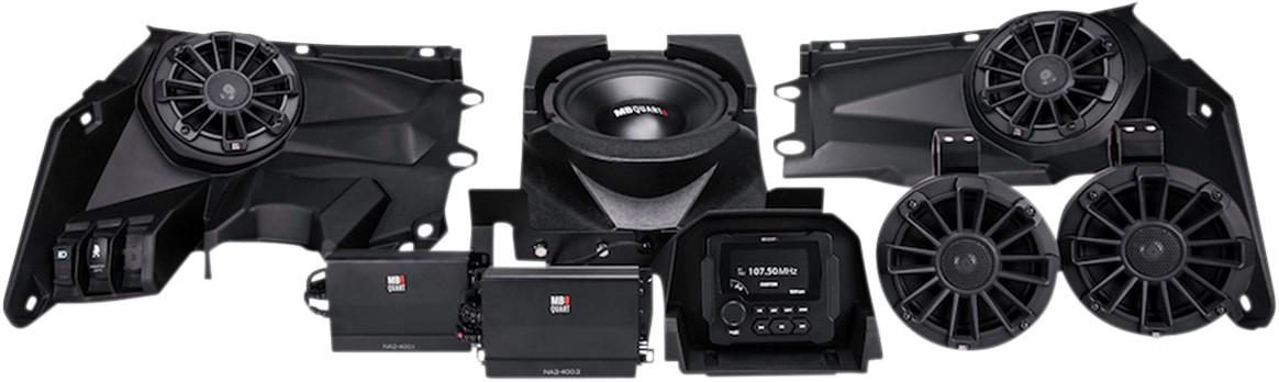 MB Quart Stage 5 Amplified Audio Package Can-Am Maverick X3