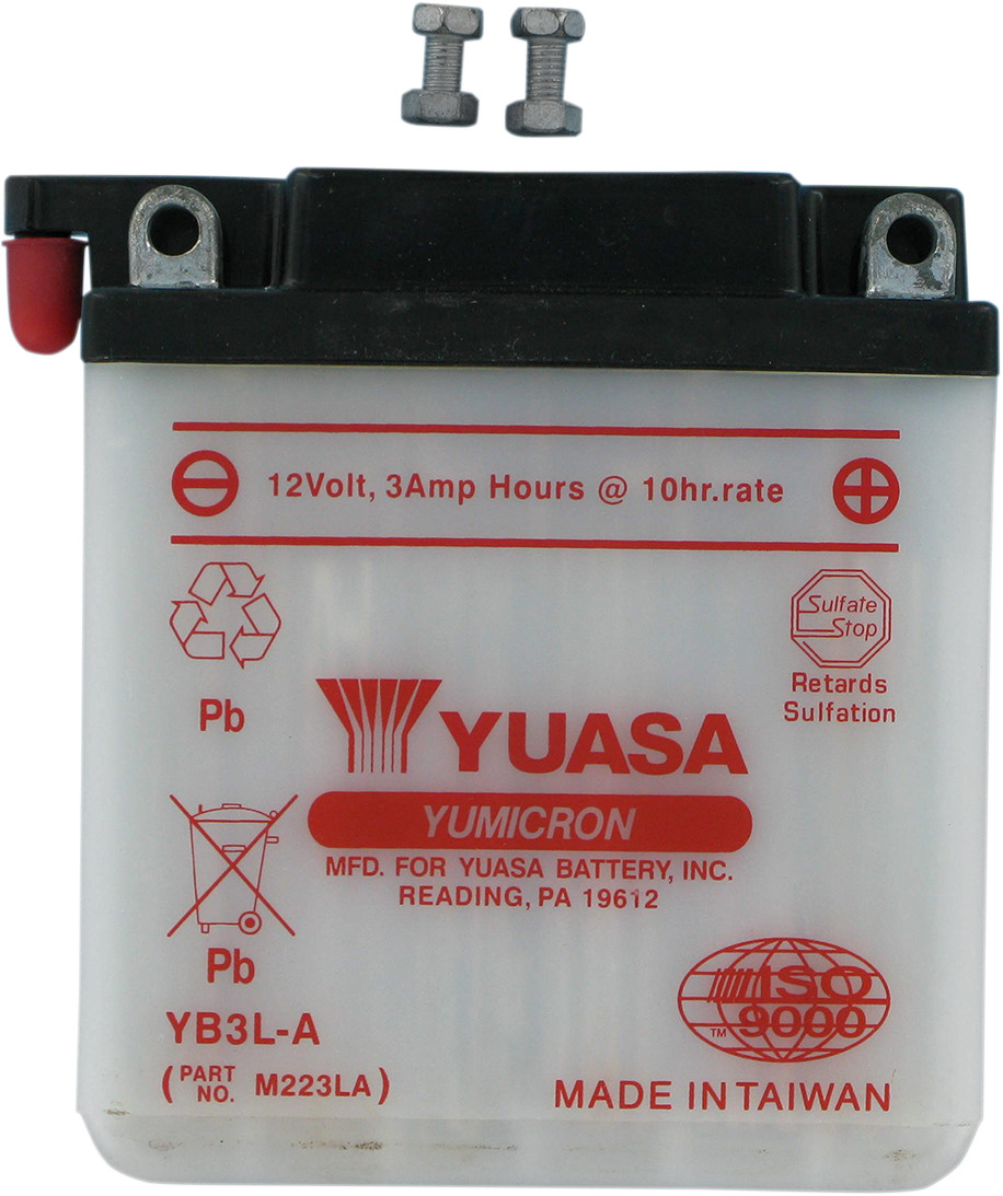 YUASA Conventional Battery — 12 V