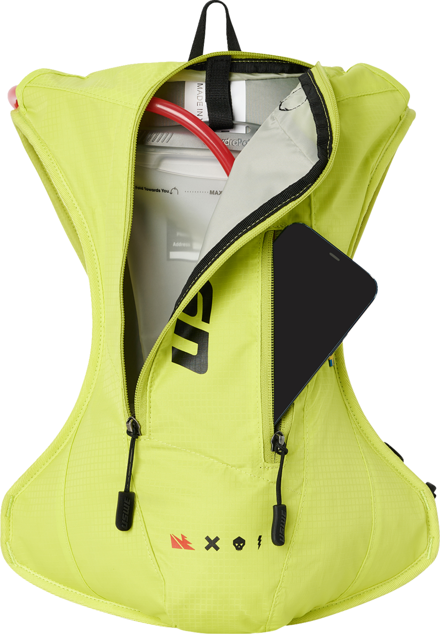Outlander Hydration Pack - 4L - Crazy Yellow