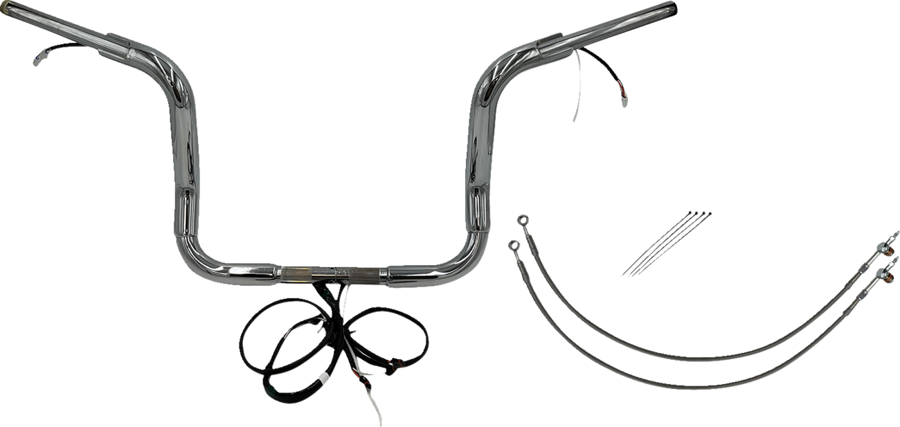 FAT BAGGERS INC. EZ Install Wired 1-1/2&quot; Round Top Handlebar Kit