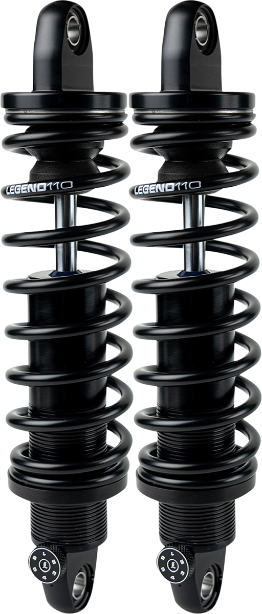 Legend suspension REVO-A Adjustable FXR Coil Suspension - Gloss Black - Heavy-Duty - 14" Harley Davidson