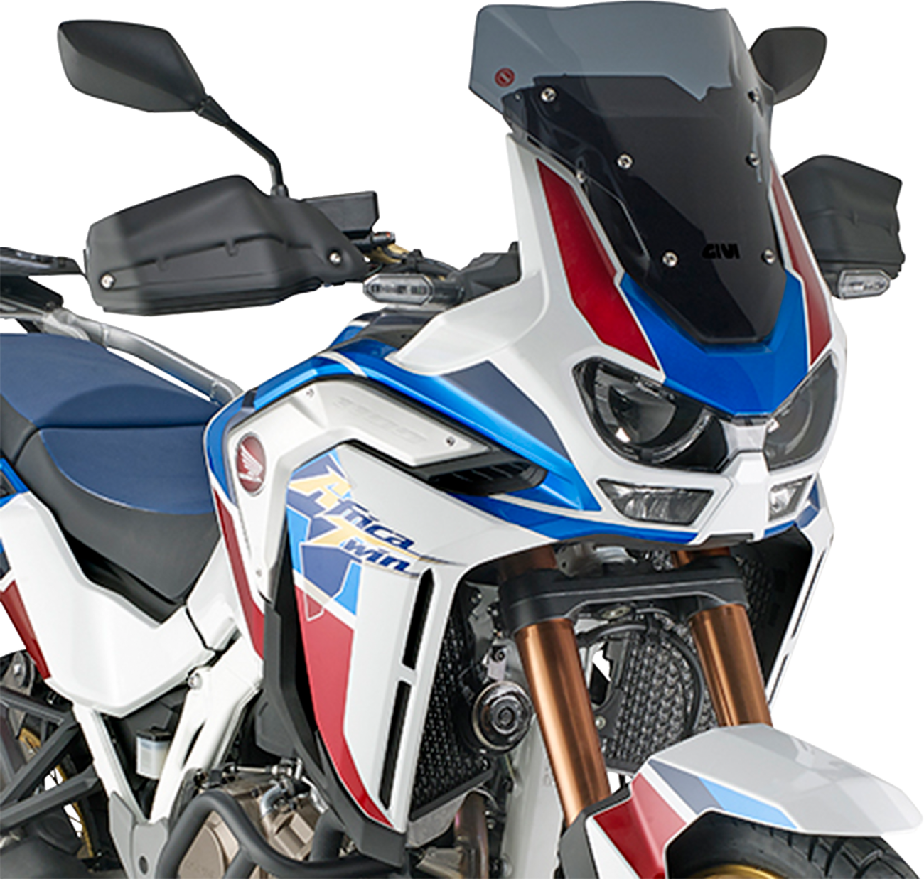 Givi Windshield - Smoke - Africa Twin 2020-2025 Honda CRF1100L Africa Twin