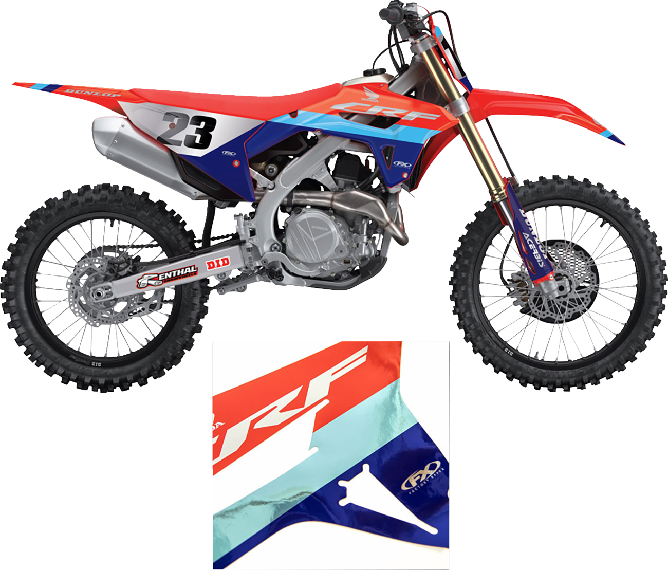 FACTORY EFFEX Candy Chrome Series Shroud/Airbox Graphics