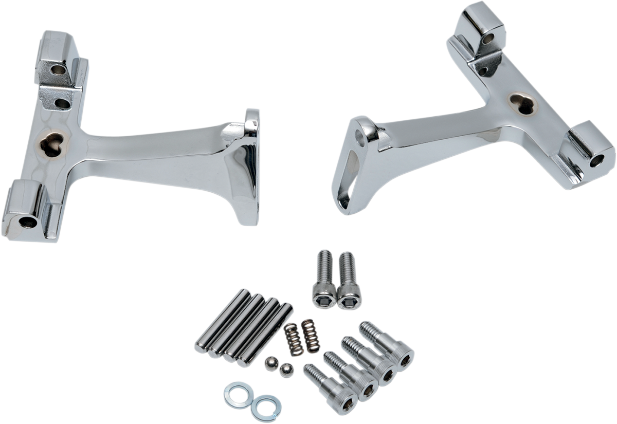 Drag specialties Passenger Footboard Mount - Chrome Harley Davidson