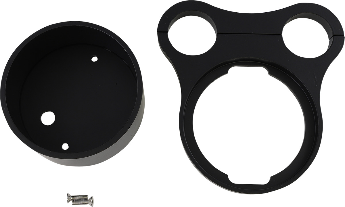 Drag specialties 1.5" T-Bar Gauge Mount - Gloss Black - For OEM Gauge