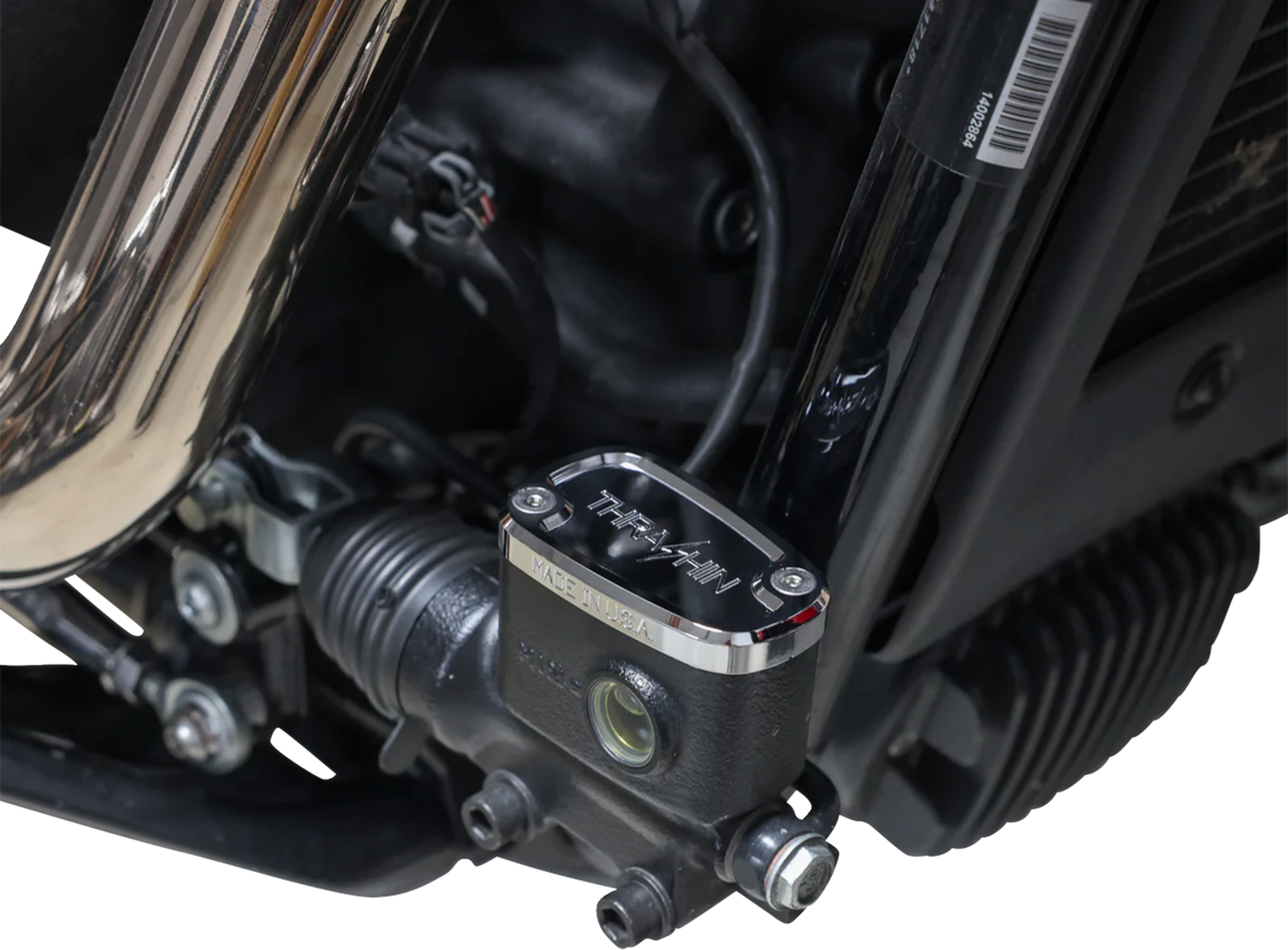 Thrashin Supply Co Rear Brake Reservoir Cover For Harley Softail 2018-2026
