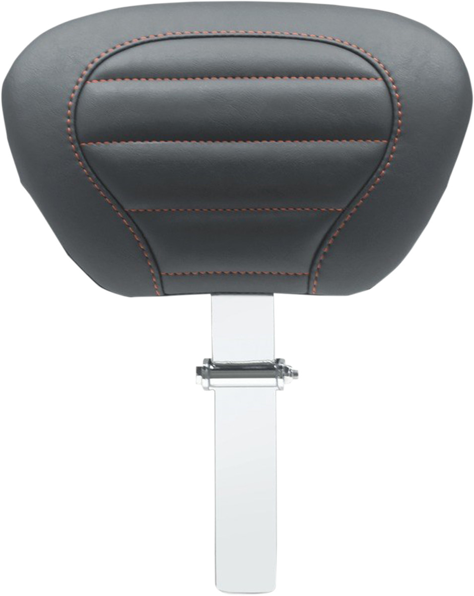 Mustang Driver Backrest Super Touring Deluxe Seat For Harley Touring 2008-2025