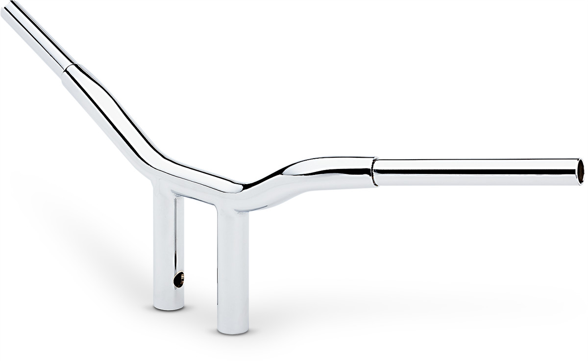 La choppers Kage Fighter Welded Straight-Riser Handlebar - One Piece - 8" - Chrome