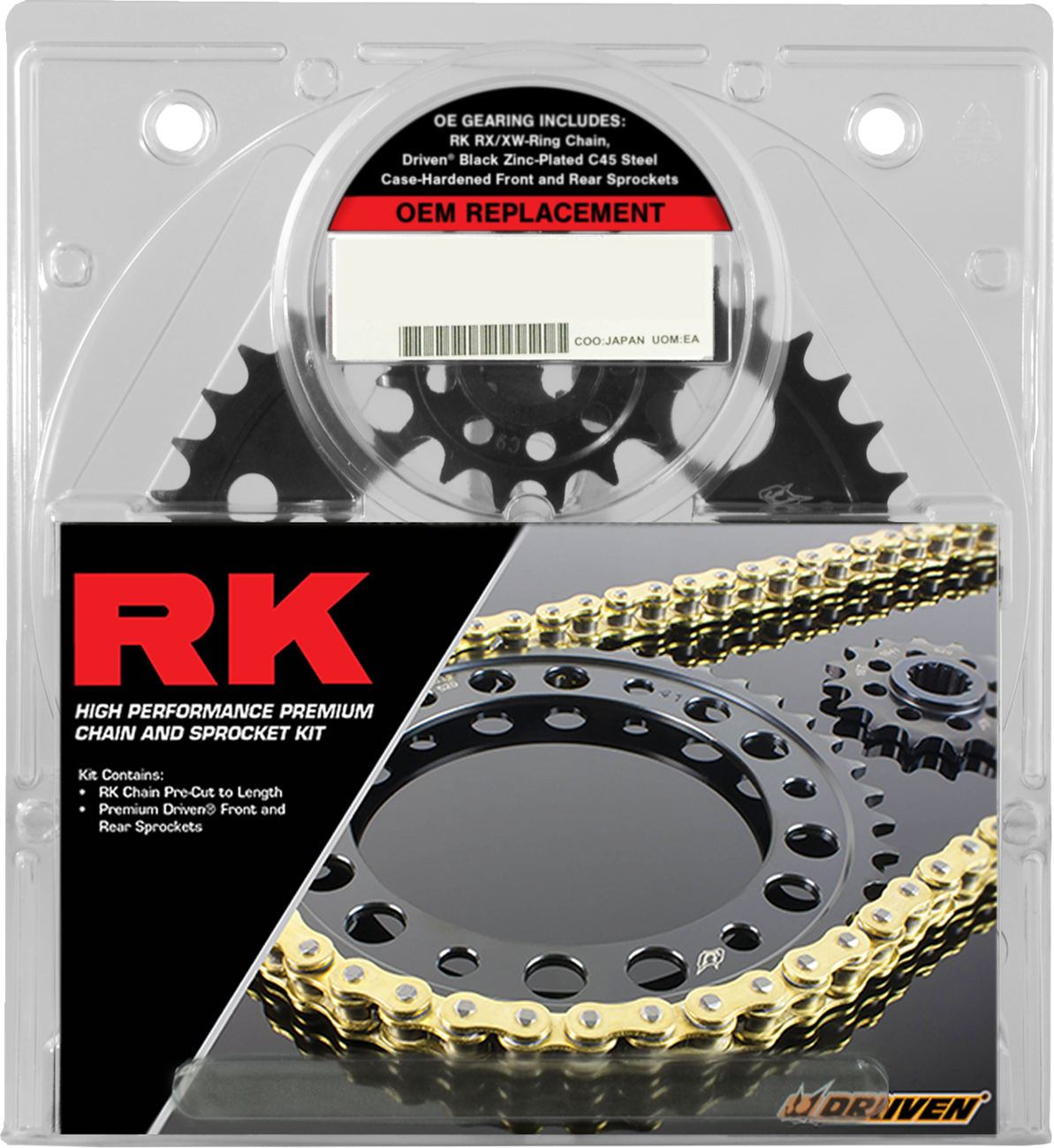 RK OEM Replacement Chain and Sprocket Kit