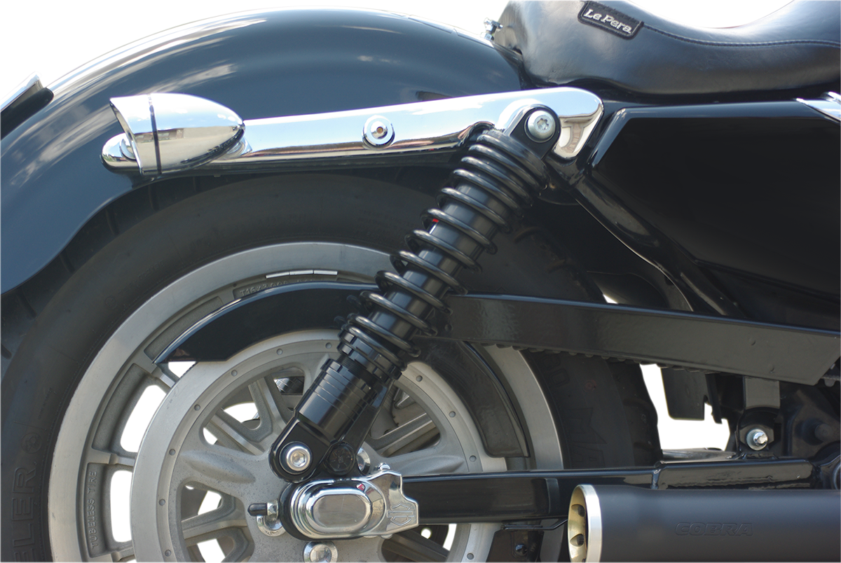 Drag specialties shocks Premium Ride-Height Adjustable Shocks - Black - Standard - 13" Harley Davidson