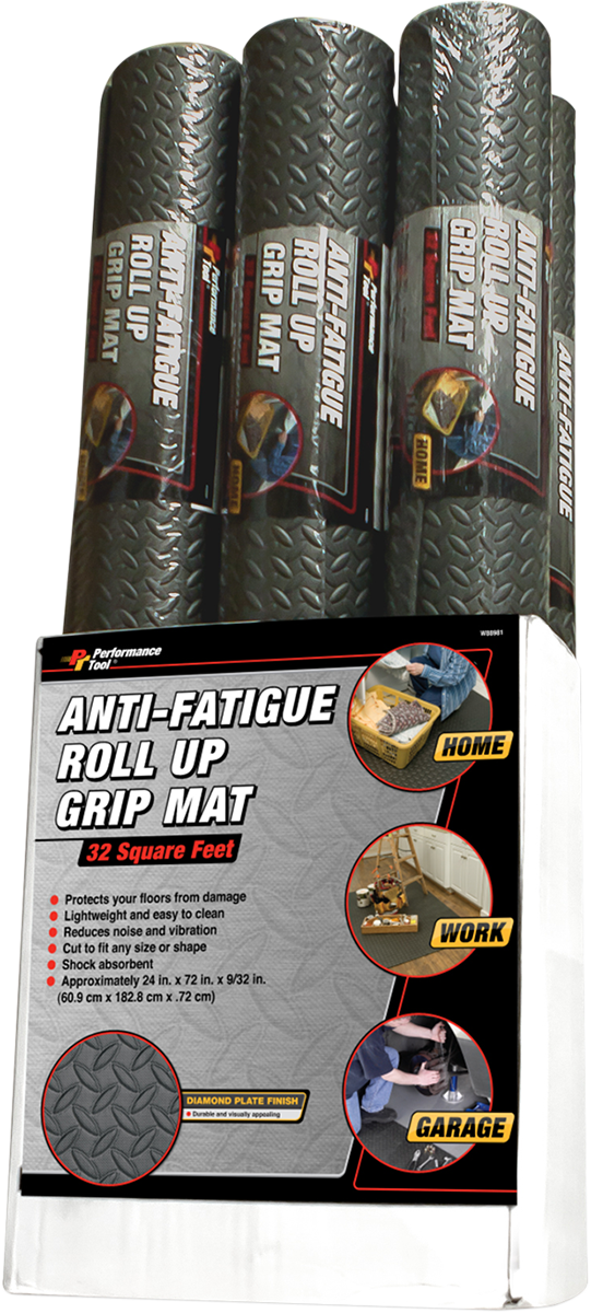 Performance tool Anti-Fatigue Grip Mat Roll