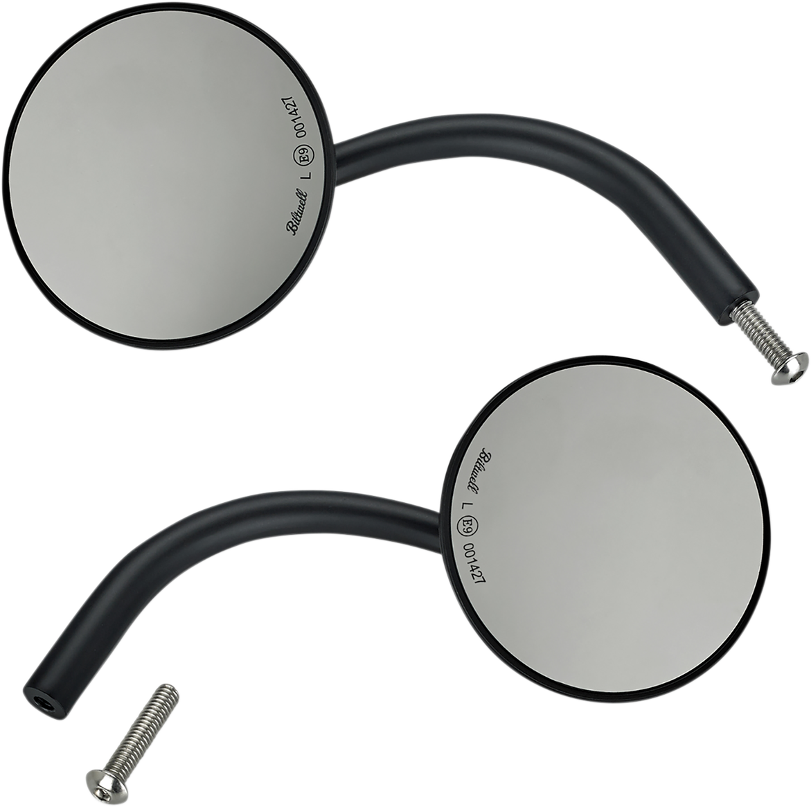 Biltwell Utility Perch Mount Mirror For Harley