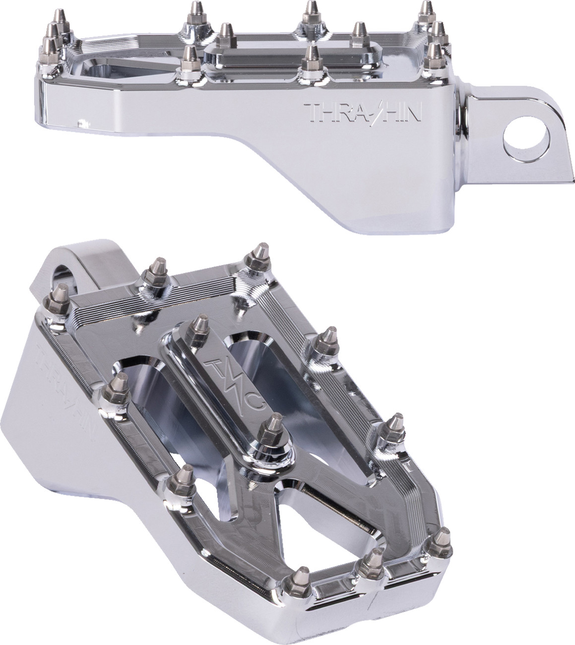 Thrashin Supply Co Aggressor Footpegs For Harley
