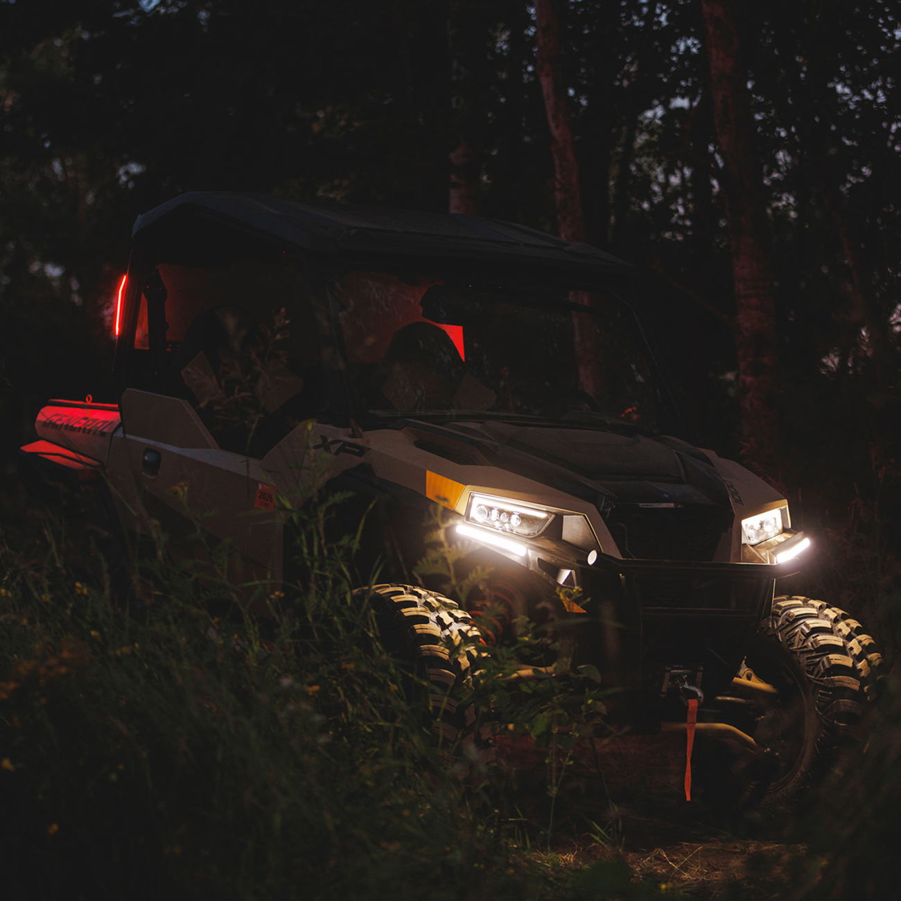 Ravek Auto-Cancel Turn Signal Kit w/White Running Lights Polaris General 2021-2025
