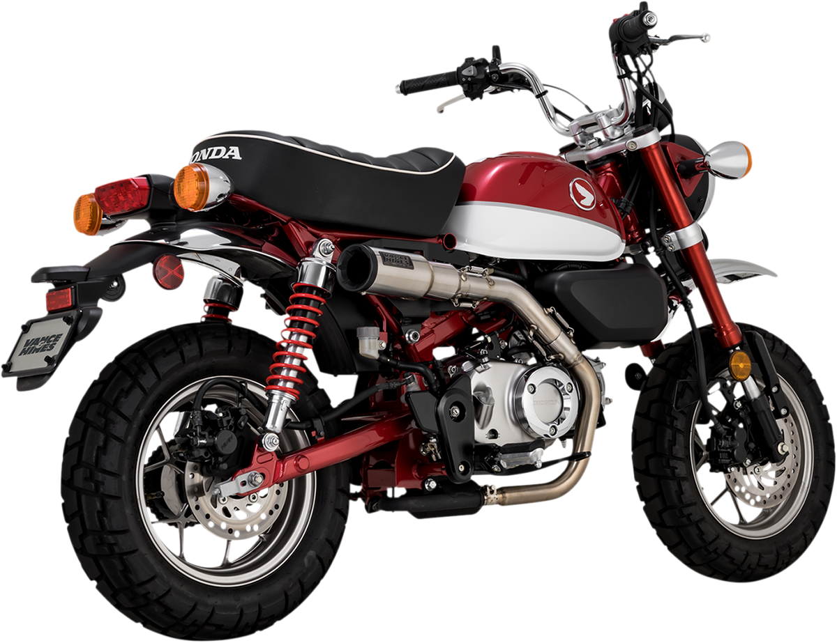 Vance & Hines Hi-Output Slip-On Brushed Honda Monkey Z125 2019-2025