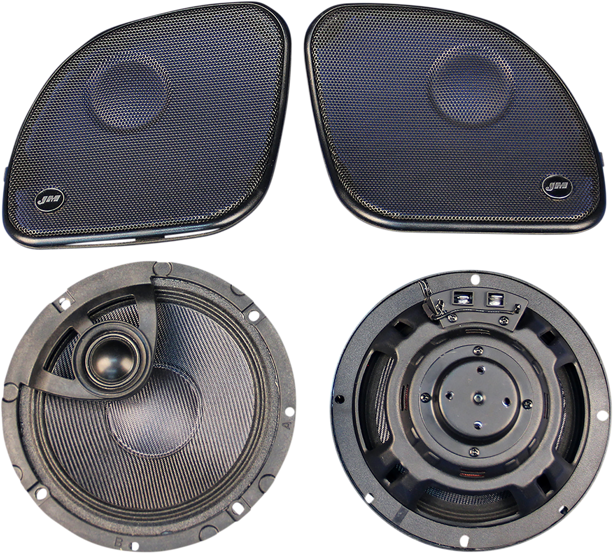 J & M ROKKER® XRP 6.58° Fairing Speaker Kit with Hi-Output PEI Tweeter