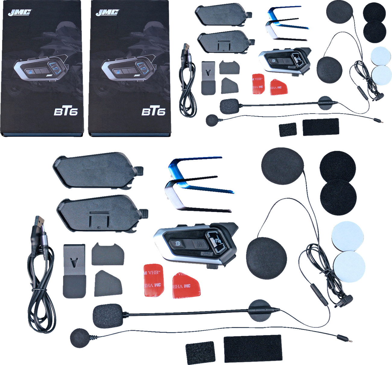 J & M Bluetooth™ Helmet Headset