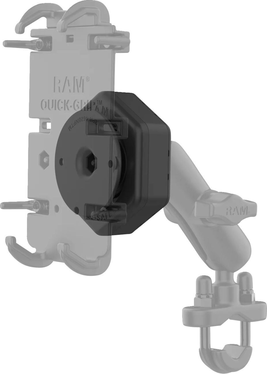 RAM Mounts Vibe Safe with NPT Adapter for 2-Hole Phone Holders