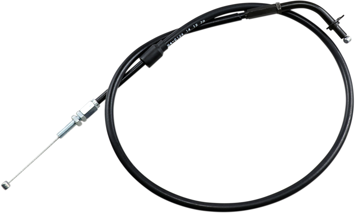 Black Vinyl Throttle Cable