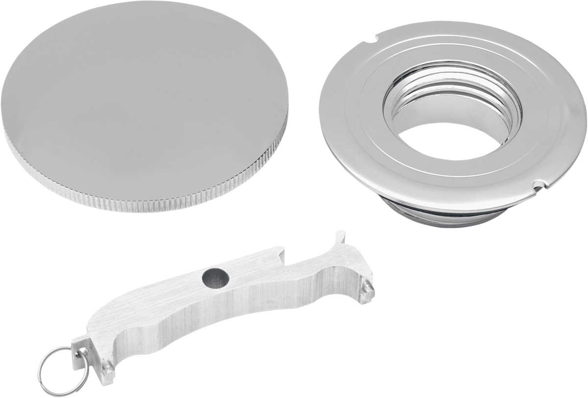 Drag specialties Gas Cap - Left-Hand - Non-Vented Harley Davidson