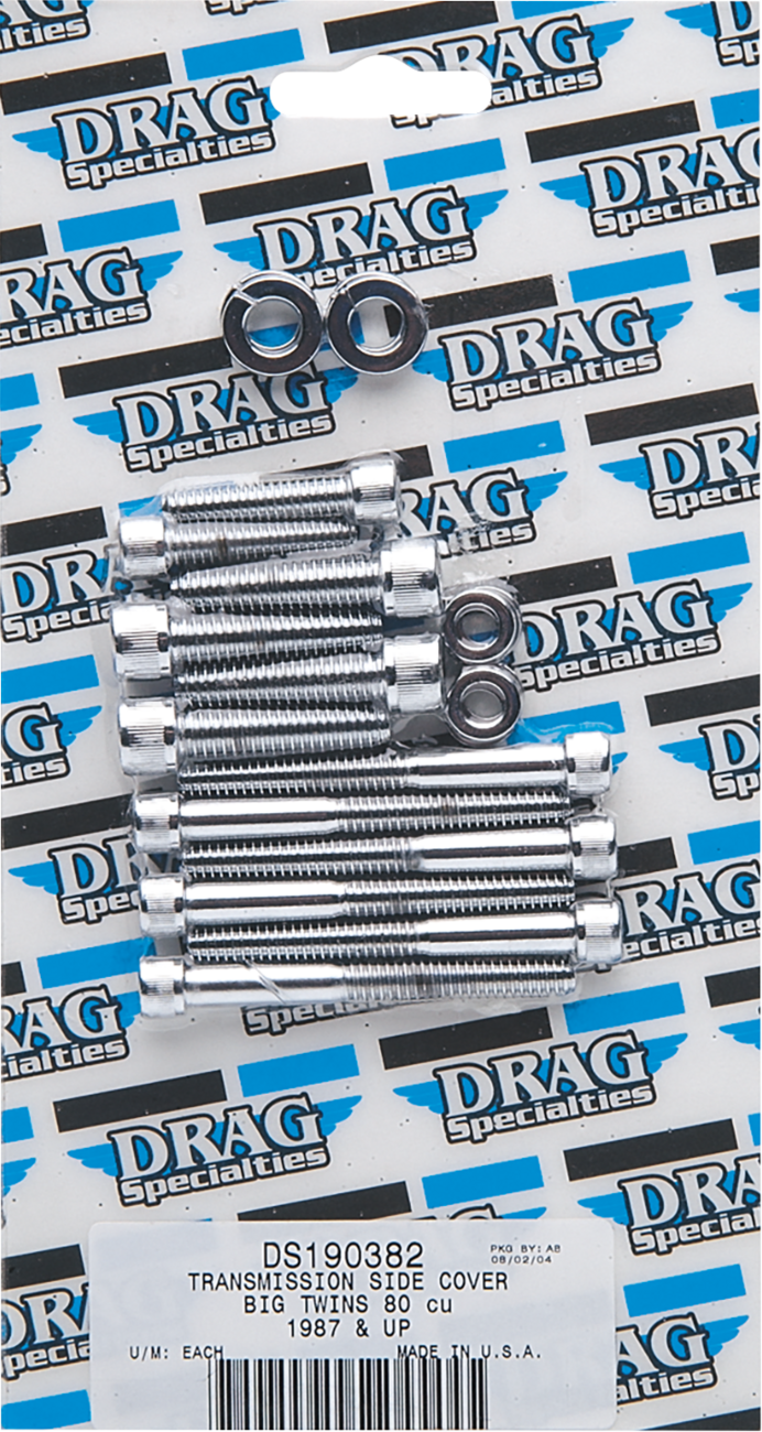 Drag Specialties Transmission Side Cover Bolt Set
