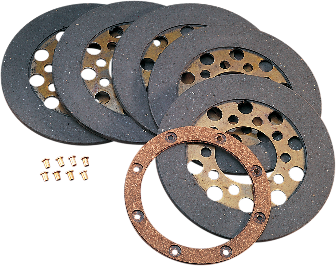 Drag Specialties Wet or Dry Friction Plate Set