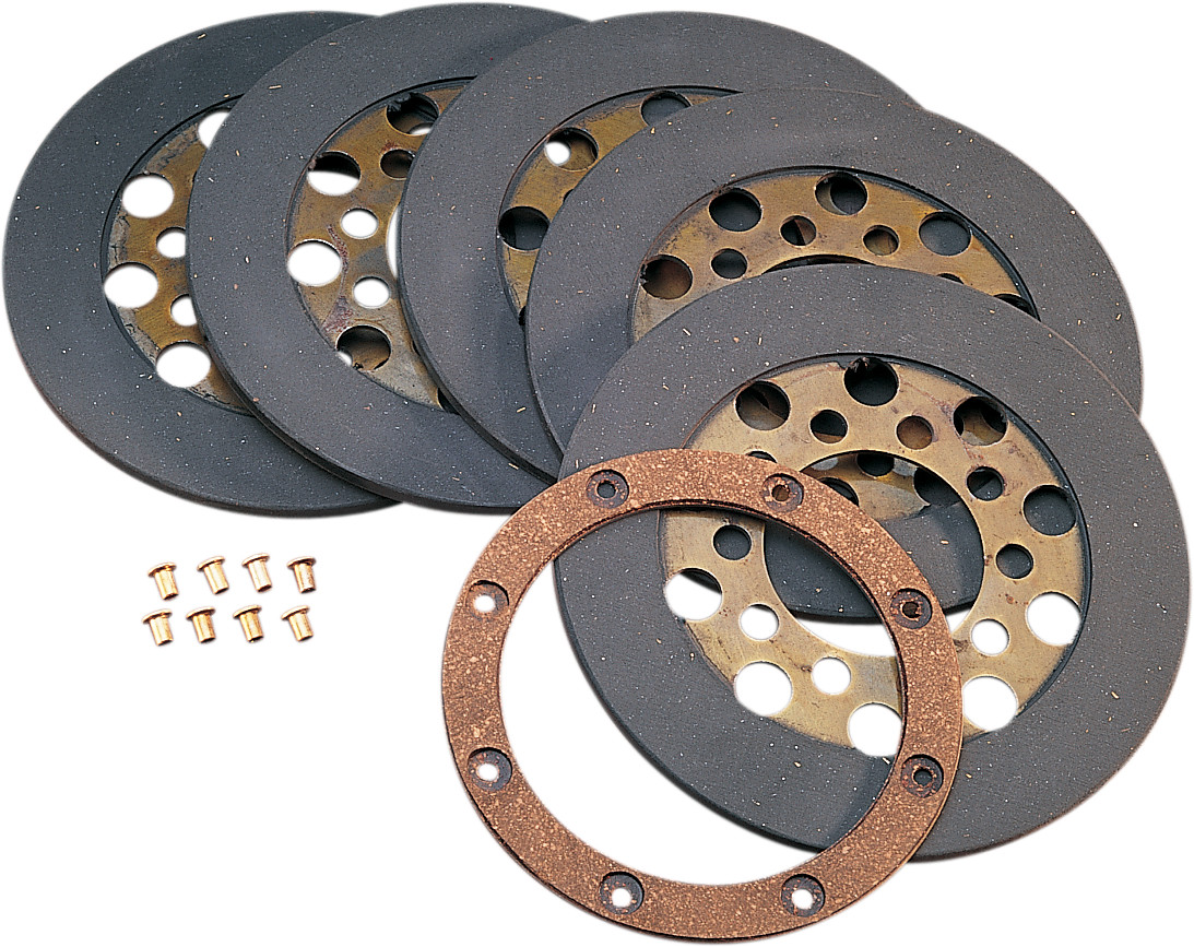 Drag Specialties Wet or Dry Friction Plate Set