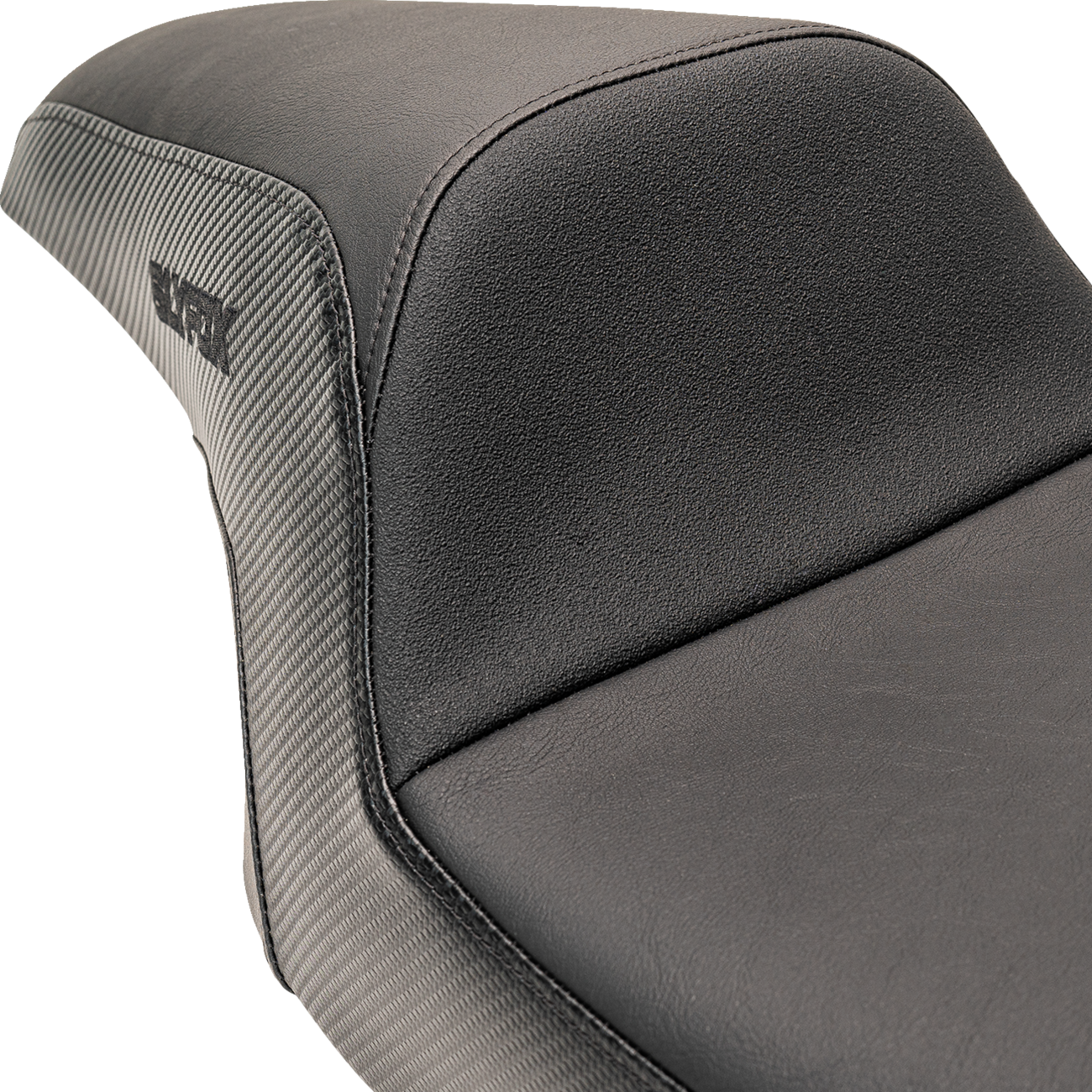 Slyfox 0801-1612 Drifter Seat Black Smooth Vinyl Carbon Fiber 1997-2007 FL