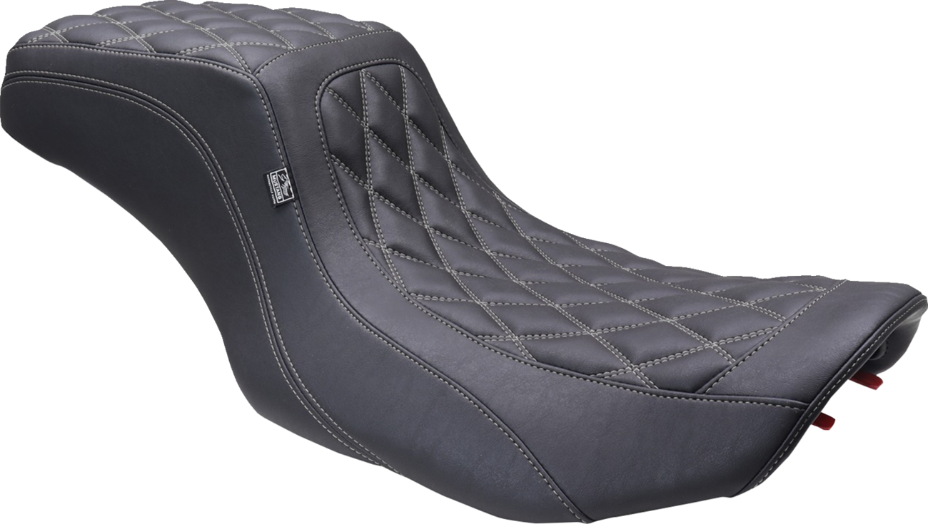 Mustang Squareback Double Diamond Stitch Seat For Harley FLHX / FLTRX 2023-2025