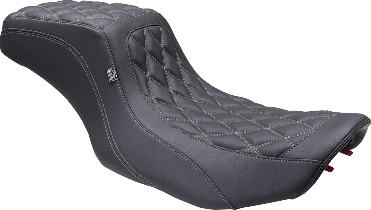 Mustang Squareback Double Diamond Stitch Seat For Harley FLHX / FLTRX 2023-2026