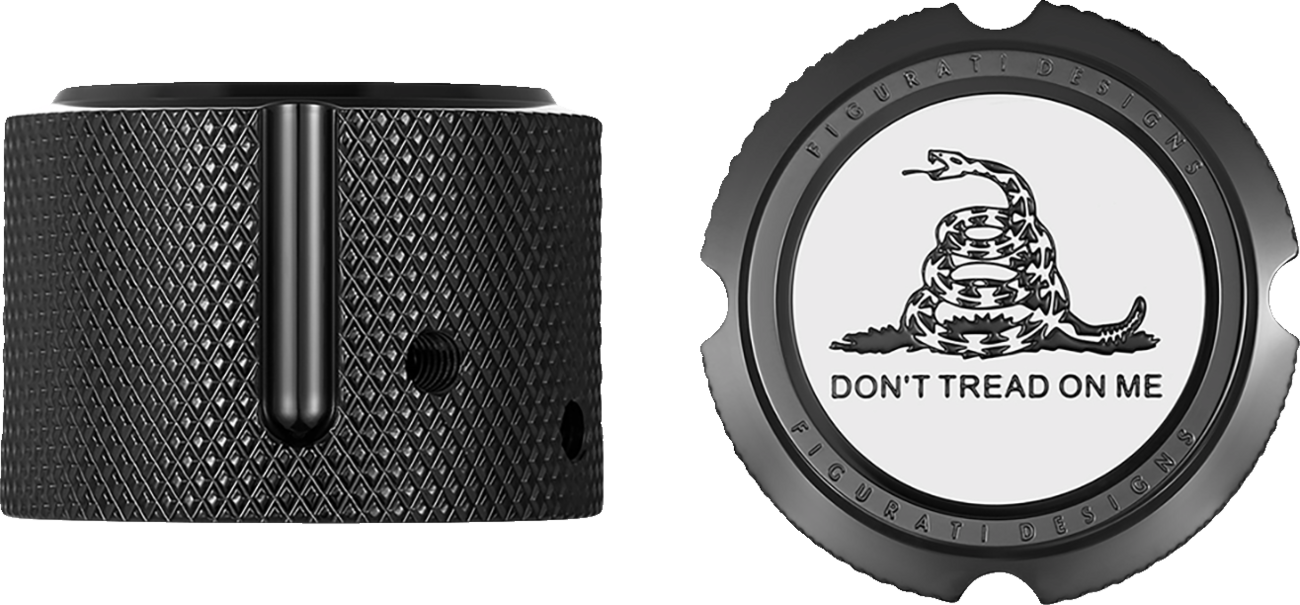 Figurati Designs Front Axle Nut Covers for Harley 2002-2025