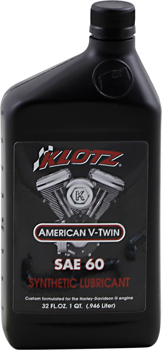 V-Twin Synthetic Straight Weight Motor Oil