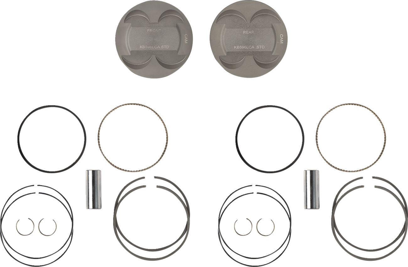 Kb performance Piston Kit - 4.250" +0.005" - 11.7:1 CR - 128" Big Bore - 114"/117" M8 Harley Davidson