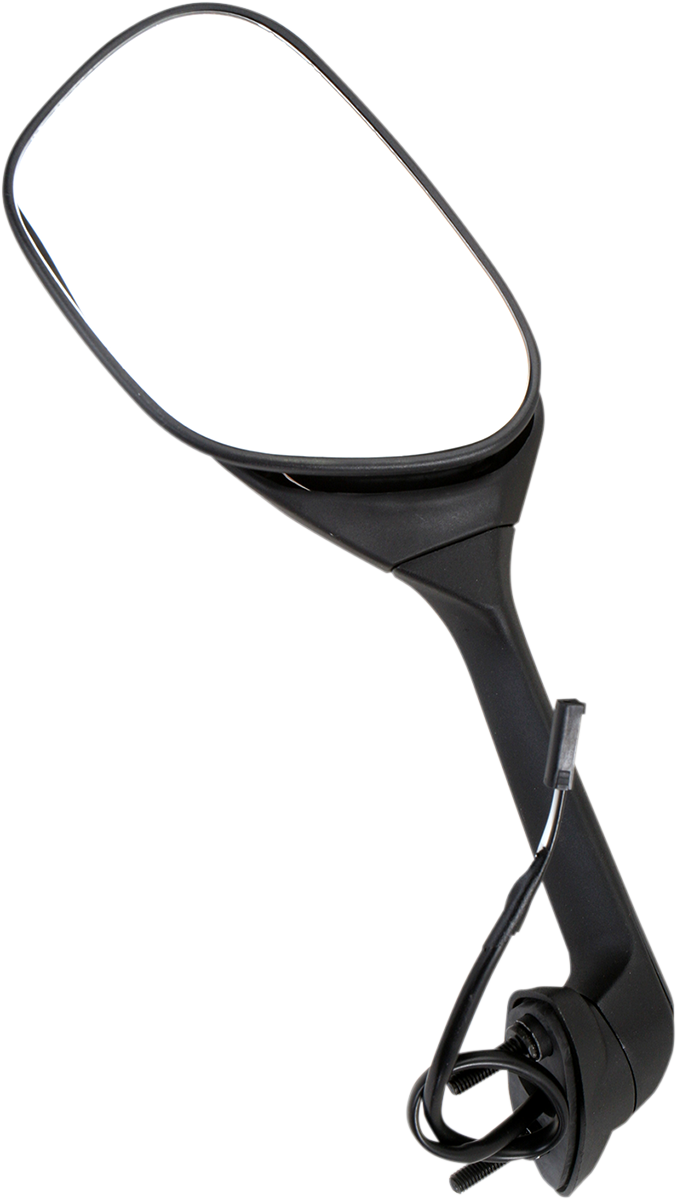 EMGO - 2055262 - Mirror - Side View W/Integrated Turn Signals - Oval - Black - Left image 4 of 5