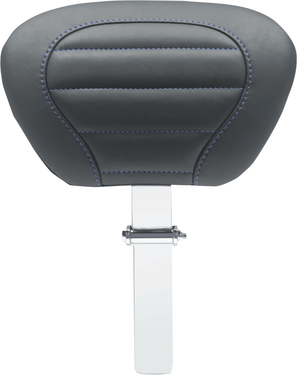 Mustang Driver Backrest Super Touring Deluxe Seat For Harley Touring 2008-2025
