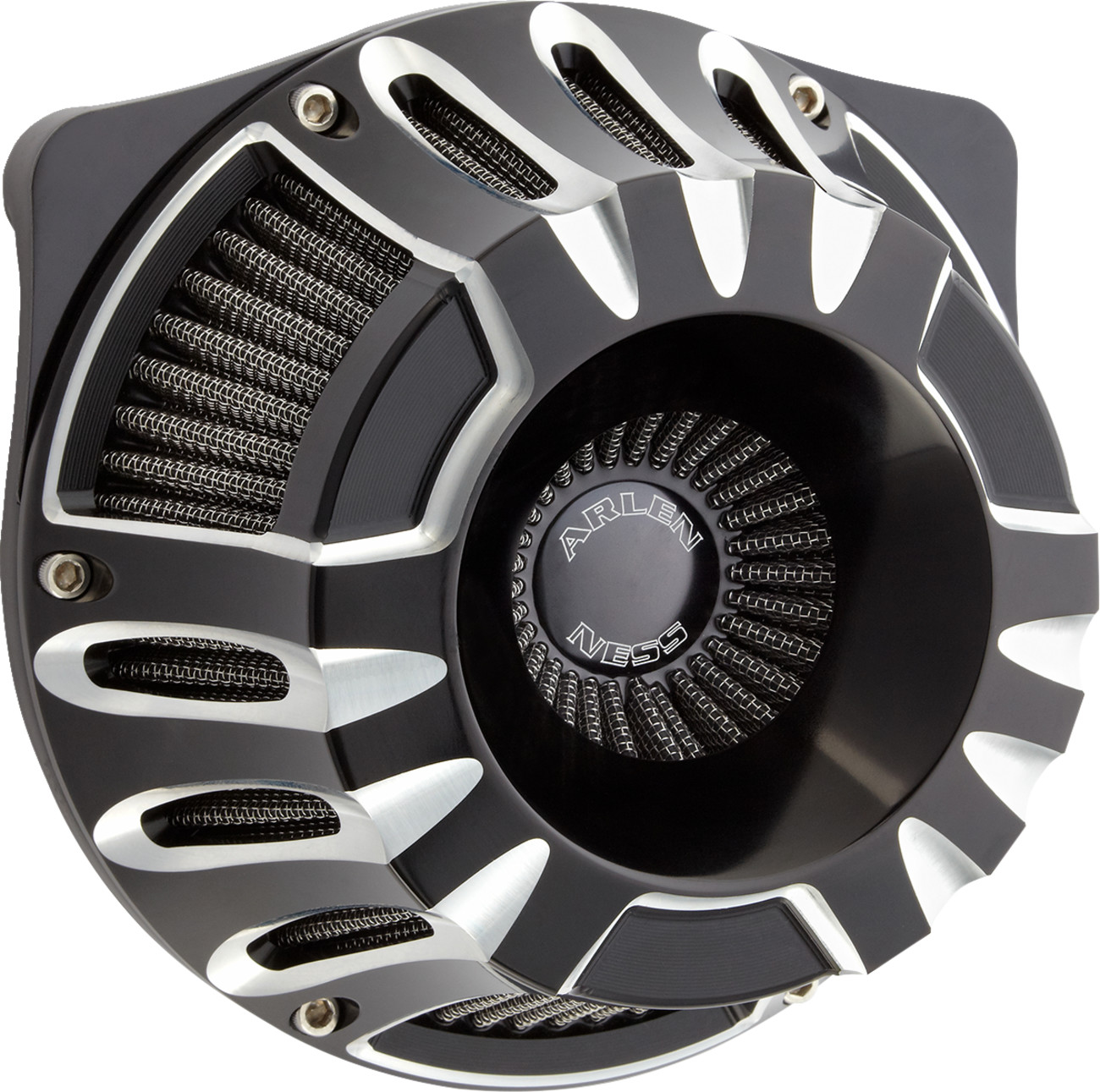 Arlen Ness Deep Cut Inverted Series Air Cleaner Kit For Harley Touring / Softail 2023-2025