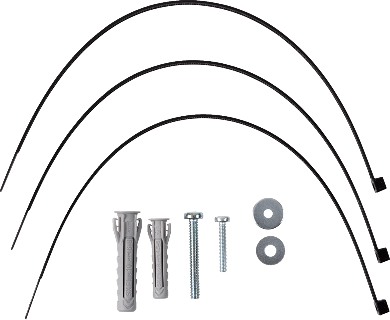 Acerbis X-Grip Frame Guards - Silver/Black - KX 250/X/450 2025-2025 Kawasaki KX250X / 2024-2025 Kawasaki KX450 / 2025-2025 Kawasaki KX250
